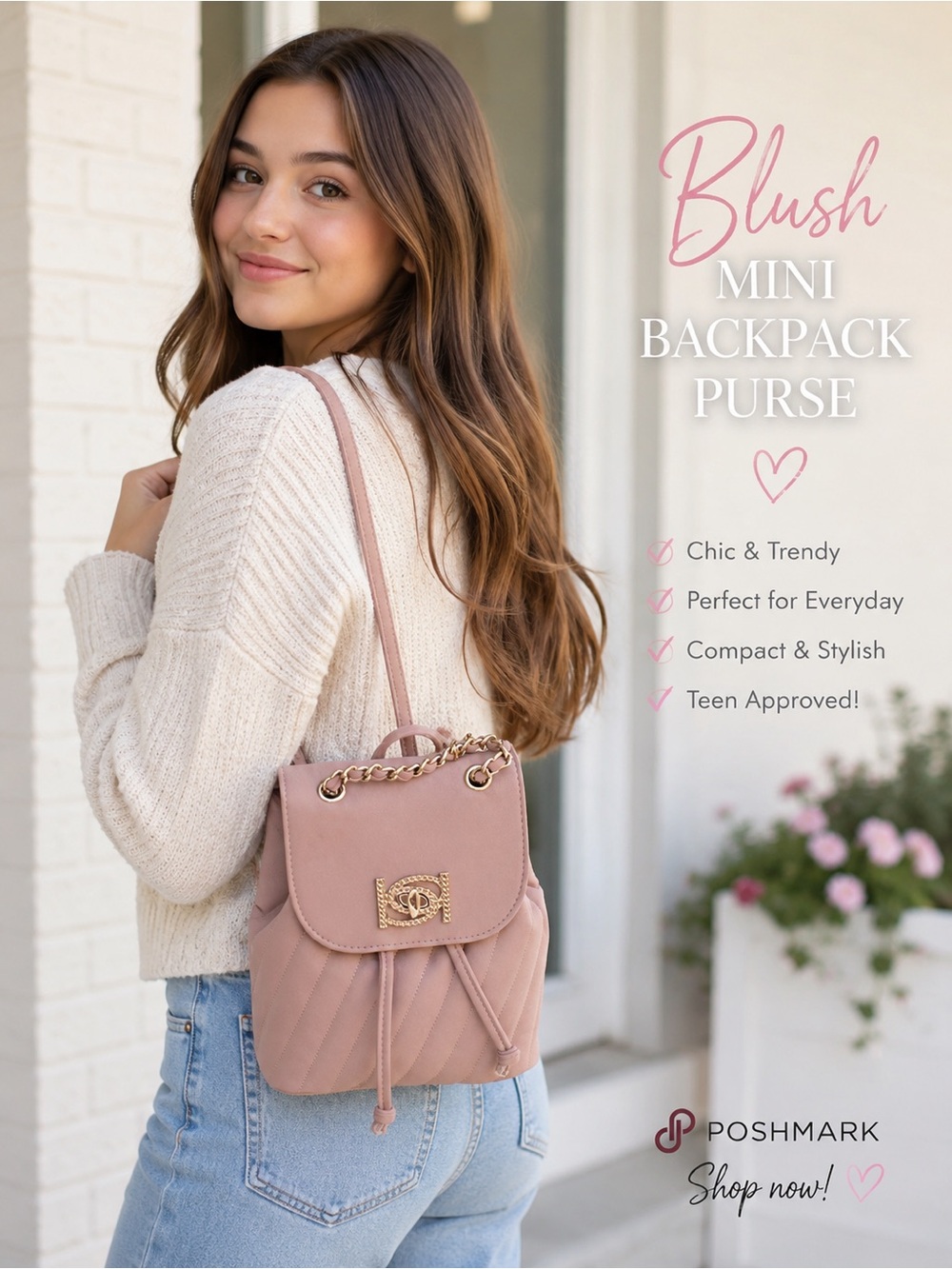 Bebe Blush Mini Backpack Purse - Chic Everyday Crossbody